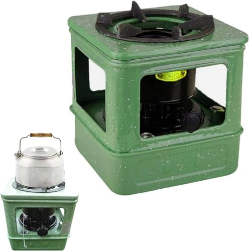 BomDog Estufa de Queroseno de 2L,Quemador de Queroseno para Interior,Calentador Desilios de Cocina para Camping,Estufa de Gasoil con 10 Mechas,Calentadores No Eléctricos