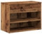 Generisch Kangmusi Schuhbank Altholz-Optik 60x30x45 cm Holzwerkstoff, kangmusi856754