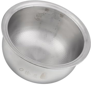 BEBEMOKO Revestimiento para olla arrocera, piezas de repuesto para olla arrocera de acero inoxidable, olla interior de repuesto para olla arrocera, ollas interiores de cocina, piezas de olla de arroz,