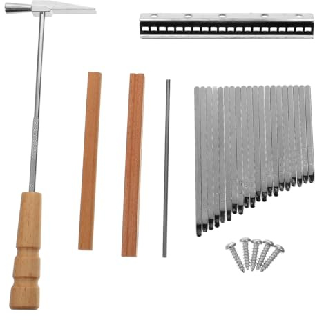 ELAYARD Kalimba Stahlstab für Kalimba Musikinstrumentenzubehör Reparaturwerkzeug für Zufällige Farbe