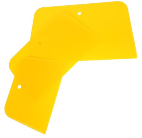 GALPADA 3 pièces Lot de Épandeurs Mastic Carrosserie Souples pour Application Précise Outils de Maintenance Auto Réutilisables Adaptés pour Mastic Peinture et Calfeutrage