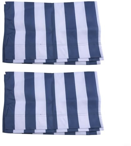 Desiumite Aufrollbarer Strandkorb-Tuch, Ersatz für Liegestuhl, Polyestergewebe, 120 x 45 cm, wasserabweisend und schnell trocknend, tragbares Klappdesign, passend für 2 Stück