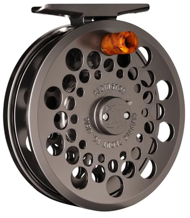 Redington Classic Trout Fly Reel – Lightweight Click-and-Pawl Trout Reel, Large Arbor, CNC Machined Aluminum – 4/5/6 – Silver