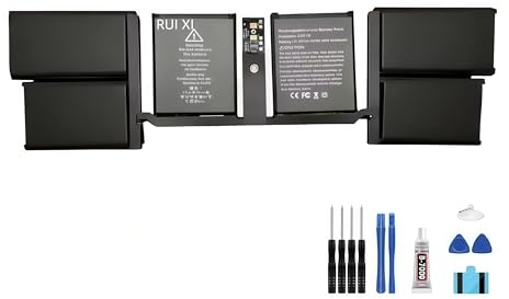 RUI XI Batería compatible con Apple MacBook Pro de 14 pulgadas A2442 2021 año A2779 EMC 3650 MKGR3LL/A MKGT3LL/A 6068mAh 11.47V A2519 batería para portátil