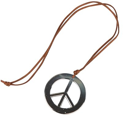 Wicked Costumes Adult Peace Sign Hippie Necklace Costume Accessory