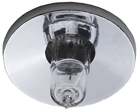 LICHT DISCOUNT Halogen Einbaulampen Sternenhimmel 10er Set 12 V chrom glänzend - Aussenmass 30 mm - Lieferung inkl. Trafo, Sternchen Spots, 10 Watt G4 Stiftsockel Halogen Leuchtmittel