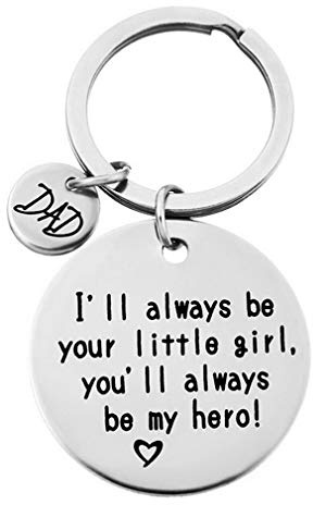 Yinew Key Chain Father Day Gift for Dad MOM for Papa from Daughter Son,DAD