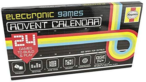 Haynes HAC50127 Electronic Games Advent Calendar, Black