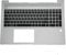 fqparts Replacement Laptop Upper Case Cover C Shell & Keyboard For HP ZHAN 66 Pro 15 G3 Silver