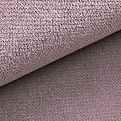 novely® Passau | 1 lfm | samtig weicher Chenille Möbelstoff in 26 Farben | Polsterstoff (27 Altrosa)