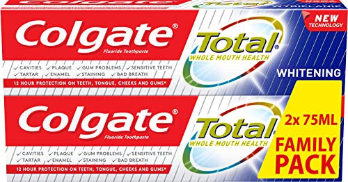 Colgate Total Original Whitening, Zahnpaste, 2x 75 ml