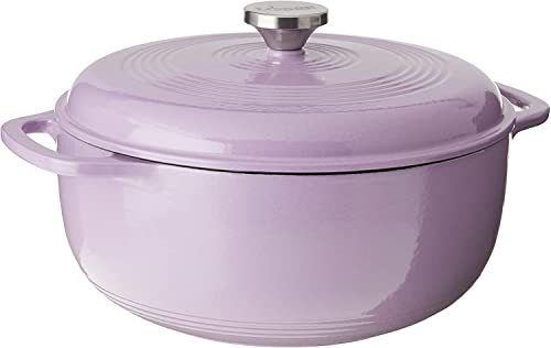 Lodge - Forno olandese in ghisa smaltata, 3 qt, colore: Lilla