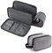 Lifewit Toiletry Bag for Men, Large Travel Shaving Dopp Kit with Double Zippers, Water-Resistant Bathroom & Travel Organizer for Full Size Toiletries and Shaving Accessories, Large, Grey