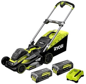 Pack RYOBI Tondeuse 36V RLM36X46H50PG - 2 Batteries 36V LithiumPlus 4.0Ah - 5.0Ah - 1 Chargeur
