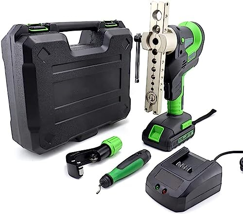 LMYYDES Elektrisches Bördelwerkzeug-Set, Rohr-Bördelgerät, Klimaanlage, Kupferrohr-Bördelwerkzeug, 2000 mAh, 1/4–3/4 Zoll Rohr-Erweiterungswerkzeug-Set