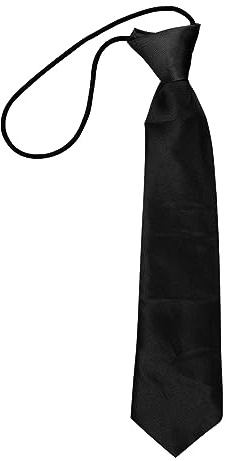 Luckious Children's Tie - Solid Color Elastic Children's Tie For School, Fashion, Wedding