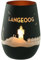 Goodtimes Windlicht Langeoog Skyline (Schwarz & Bronze)