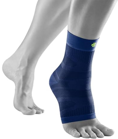 BAUERFEIND Sleeve für dein Sprunggelenk „Sports Compression Ankle Support“, 1 Unisex Sprunggelenkbandage mit Kompression, Knöchelschutz für Laufen, Fitness und Ballsportarten, Rechts & Links tragbar