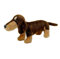 KUKUShining Dackel Plüschtier, Realistischer Dackel, Stofftier, Plüschwelpe, Hund for Kinder, Mädchen, Jungen, Geburtstagsgeschenk(Darkbrown)