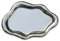 YoHyien Piattino Portagioie a Forma di Nuvola, Decorativo Vassoio Portaoggetti in Ceramica, Vassoio Profumi per Cosmetici, Piattino Porta Gioielli per Anelli, Collane, Braccialetti (Argento)