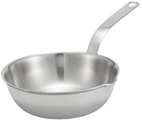 STOBAZA Cookware Bratpfanne Milchtopf Mit Ausgießöffnung Schmelzender Topf Für Und Saucen Ideal Zum Erwärmen Von Milch Und Zubereiten Von Saucen