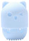 beauty blender 1PC Silicone Makeup Sponge Holder Cat Shaped Travel Case Foundation Sponge Protective Carrying Case Beauty Blender Holder Capsule Cosmetic Drying Rack(Blue)