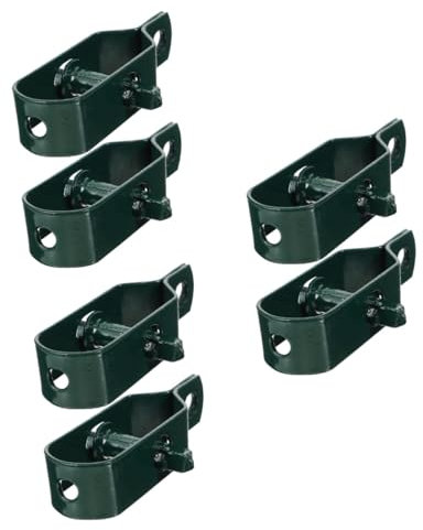 TOYANDONA 5 Ensembles Tendeur De Fil Clé Trayer De Corde Usine Tendeur De Clôture Piquet Cloture Tendeur De Câble De Grillage Outil De Serrage De Clôture Acier A3 Vert 2 Pièces * 5