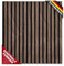 etm Akustikpaneele 60 x 60 cm, Wandpaneele mit Echtholzfurnier| Wandverkleidung | Akustikpaneel | Wandpaneele auf filz | Akustikfilz (Black Walnuts)
