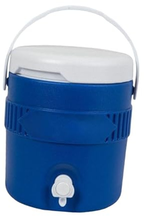 Almencla Glacière de Camping Isotherme avec Robinet et Poignée, Capacité de 3,8 litres, Design Pratique et Compact, Idéale pour La Randonnée, Les Barbecues, et