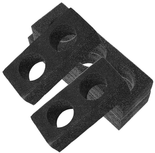 LIFKOME 4 piezas Portavasos para Bebidas para Llevar con Espuma de Algodón Epe Soporte Estable para Café Té y Refrescos Negro para Picnic y Reuniones Familiares