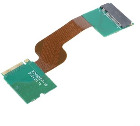 M.2 NVMe SSD Adapter 2230 to 2280 for Steam Deck for OLED, for PCIe 4.0 Expansion Modules with Flexible Cable, Supports up to 8TB Storage for Fast Data Transfer and Easy