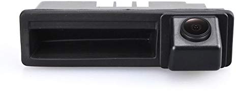 HD IP68 Kofferraumgriff Rückfahrkamera Einparkhilfen Kompatibel mit Audi A3 A4 S4 A5 S5 Q3 Q5 A6 A7 A8 S6 S7 RS5/Golf/Tiguan/Touareg/Sharan/Passat/Skoda/Porsche/Cayenne 958/Jetta (No.01678(110*32mm))