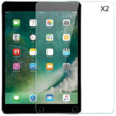 Kepuch Paquet de 2 Verre Trempé Protecteur d'écran pour iPad 5 2017, iPad 6 2018 9.7, iPad Air 1, iPad Air 2, iPad Pro 9.7 2016
