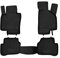 Element Passgenaue Premium Antirutsch Gummimatten Fußmatten für VW Passat 3C B6 B7 Bj 05-16, Schwarz