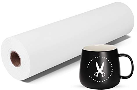 Prime Vinyl White Permanent Vinyl Roll - 12 x 55 Ft-White Self Adhesive Vinyl Roll for Silhouette Cameo, Decor Sticker, Cutting Machine, Craft Cutter Machine, Home Decal