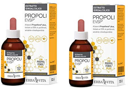 Propoli Evsp estratto idroalcolico 2pz da 30 ml cadauno