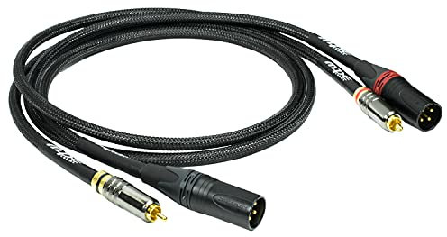 MPE AUDIO HS112NRX (coppia) cavo XLR RCA HI-FI Professionale Neutrik High-End MADE IN ITALY (1mt)