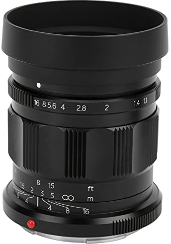 Lente para Nikon con Montura Z, Lente Profesional de fotograma Completo de 50 mm f / 1.1, Lente de Gran Apertura con Enfoque Manual y Parasol, cámara para Nikon Z5 / Z6 / Z7 / Z50 / Z6 II / Z7 II