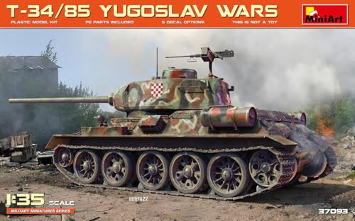Miniart 1:35 - T34/85 Yugoslav Wars, un-painted