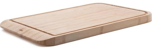 Planche à découper 2-en-1 réversible | Idéale pour les Petits Espaces, les Cuisines Minimalistes, Pratique avec 1 Côté avec Rigole et 1 Côté pour le Pain
