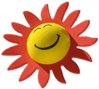 Red Sunflower Car Antenna Toppers Pilot Aerial Ball Antenna Topper Very Practical and Popular