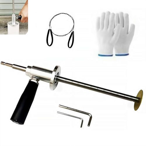 Tagliatubi interno per tagliatubi in PVC, 2025 nuovo tagliatubi interno in acciaio inox con manico e ruota di taglio a grana diamantata, profondità di taglio regolabile da 17,8 cm, adatta per 1-1/2 a