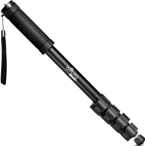 Altura Photo 62-Inch Camera Monopod - Ultra Portable, Heavy Duty Design for Canon, Nikon and Sony