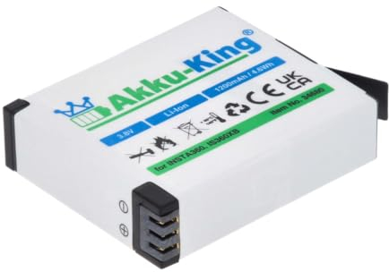 Akku-King Akku kompatibel mit Insta360 Standard Battery - Li-Ion 1200mAh - für Insta360 One X