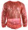 Haian PVC Jogginganzug Sauna-Top (XL, transparent rot)