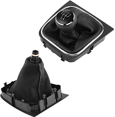 Vbestlife Automotive Gear Shifting Knob Gaiter Kit for 5 Speed Car Shift Boots - Mk5 Mk6 Jetta 2005-2014
