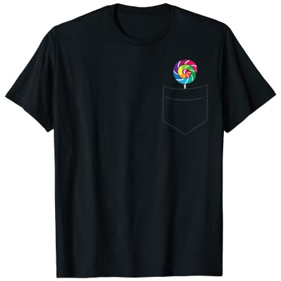 Lolli in der Tasche Kinder Lolli Lutscher T-Shirt