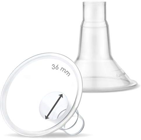 Maymom Brand 13 mm 2xTwo-Piece Small Breastshield for Medela Breast Pumps. (36mm)