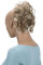CAISHA Haarteil Haargummi Lena Hochsteckfrisuren Brautfrisuren Voluminös Gelockt Unordentlich Dutt Kunstfaser DM17cm Rotblond Mix G20L