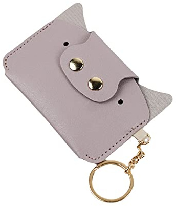 STERCULIA Porta pillole anticoncezionali/portafoglio in pelle PU porta medicine (viola chiaro)
